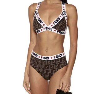 Fendi Two-Piece Bikini Swim Suit